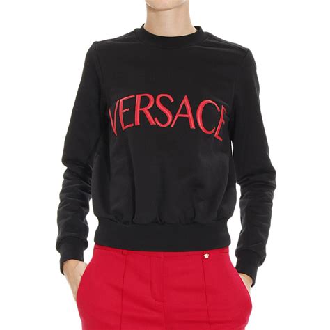 velvet versace sweater black|versace jumper women.